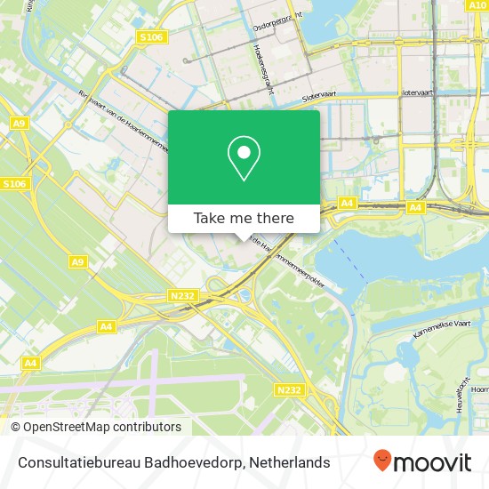 Consultatiebureau Badhoevedorp map