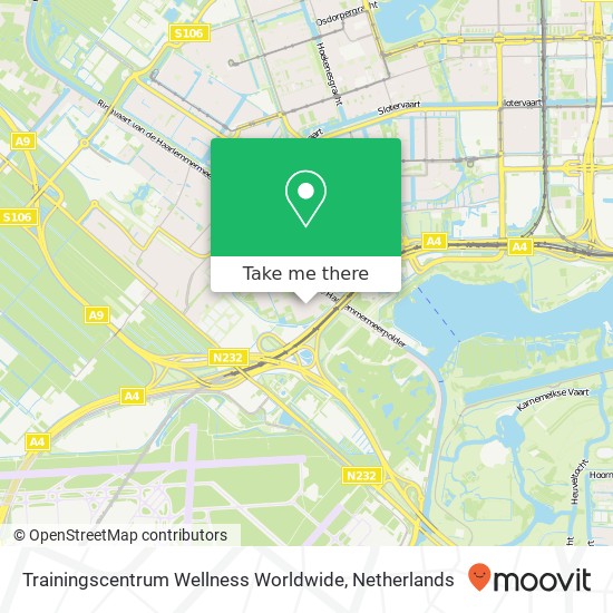 Trainingscentrum Wellness Worldwide map