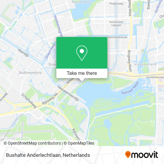 Bushalte Anderlechtlaan map