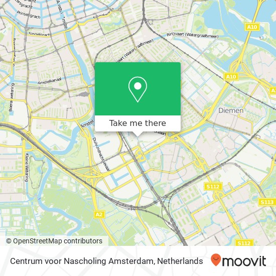 Centrum voor Nascholing Amsterdam map