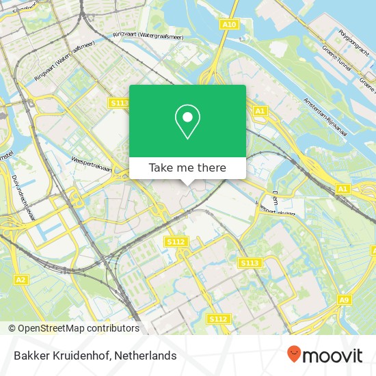 Bakker Kruidenhof map