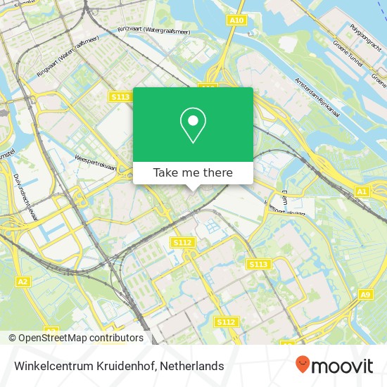 Winkelcentrum Kruidenhof Karte