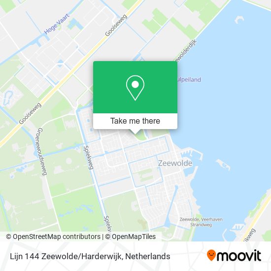 Lijn 144 Zeewolde/Harderwijk Karte