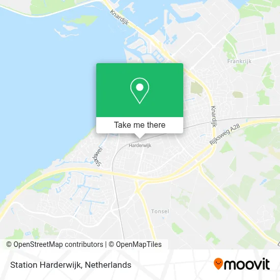 Station Harderwijk map