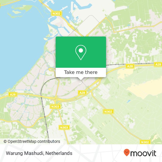 Warung Mashudi map