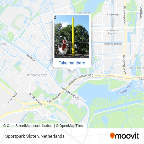 Sportpark Sloten map