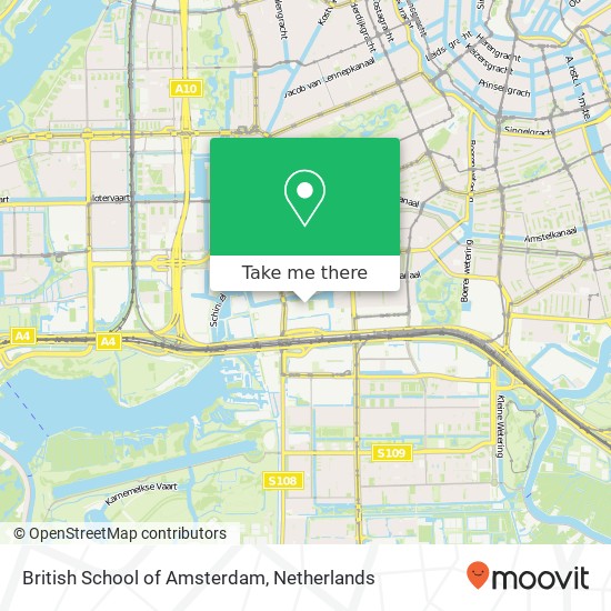 British School of Amsterdam map
