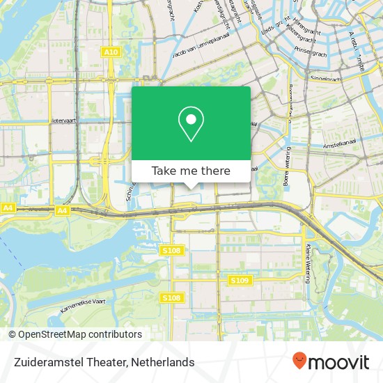 Zuideramstel Theater map