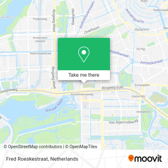 Fred Roeskestraat map