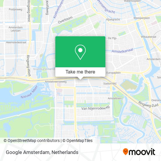 Google Amsterdam Karte