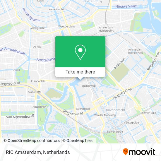 RIC Amsterdam Karte