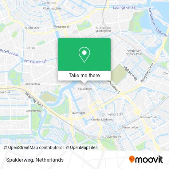 Spaklerweg Karte