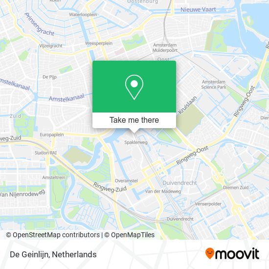 De Geinlijn map