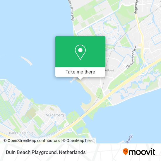 Duin Beach Playground map