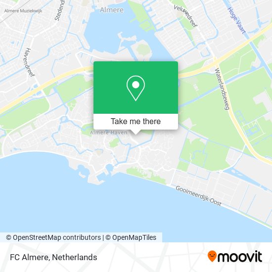 FC Almere map