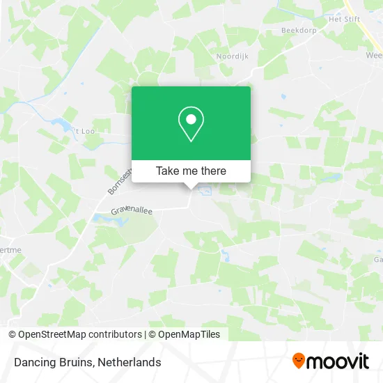 Dancing Bruins map