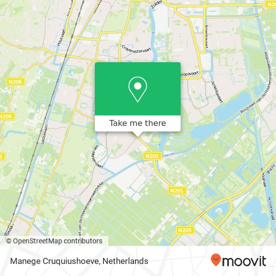 Manege Cruquiushoeve map