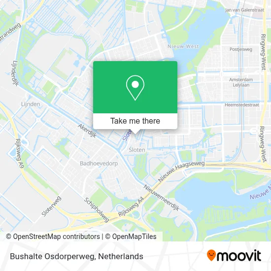 Bushalte Osdorperweg map
