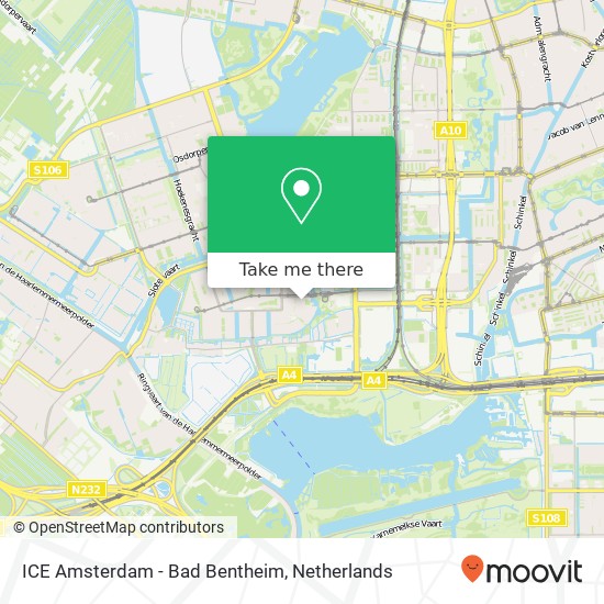 ICE Amsterdam - Bad Bentheim map