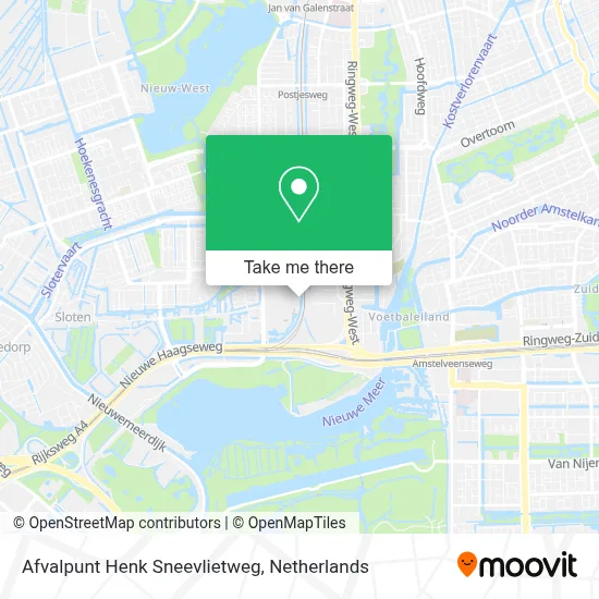 Afvalpunt Henk Sneevlietweg map