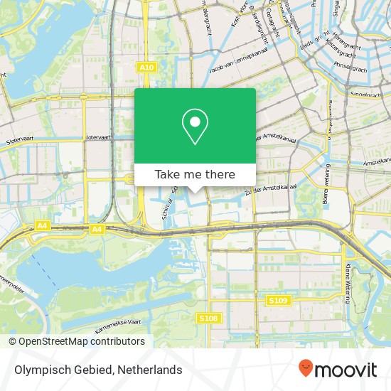 Olympisch Gebied map