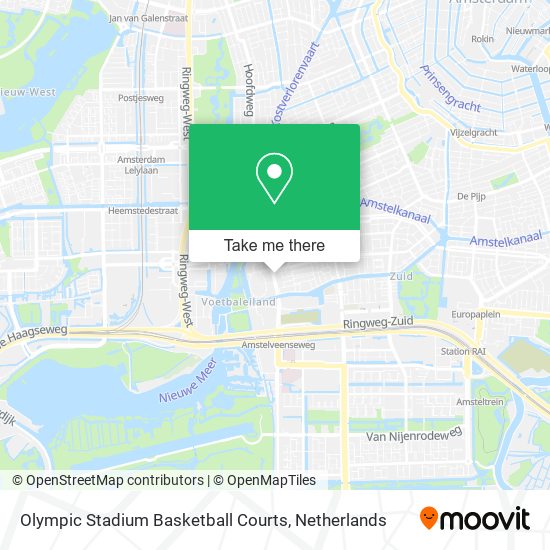 Olympic Stadium Basketball Courts map