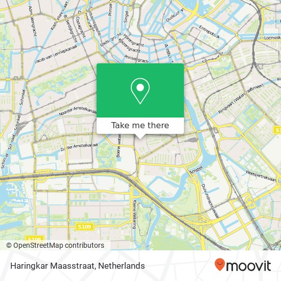 Haringkar Maasstraat map