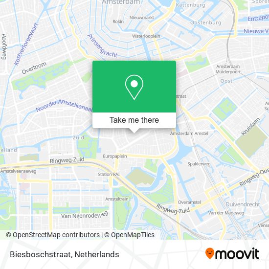 Biesboschstraat map