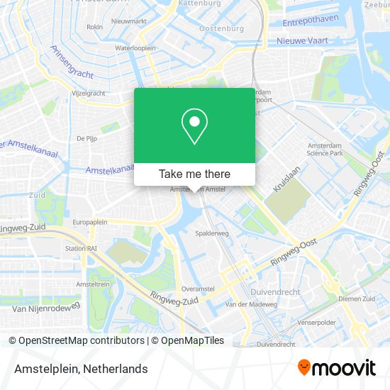 Amstelplein Karte