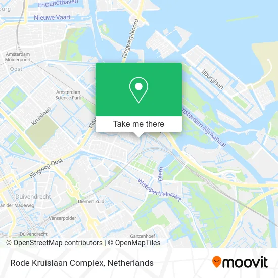 Rode Kruislaan Complex Karte