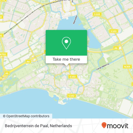 Bedrijventerrein de Paal map