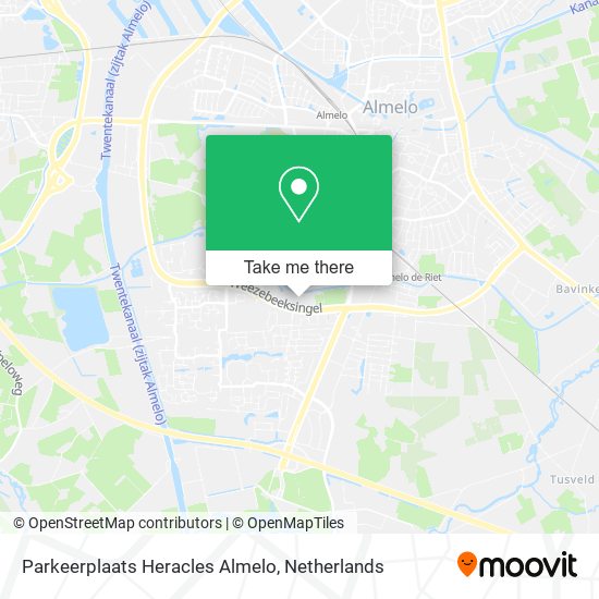 Parkeerplaats Heracles Almelo map