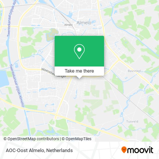 AOC-Oost Almelo map