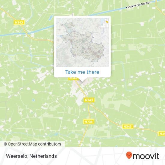 Weerselo map