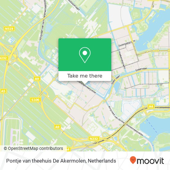 Pontje van theehuis De Akermolen map