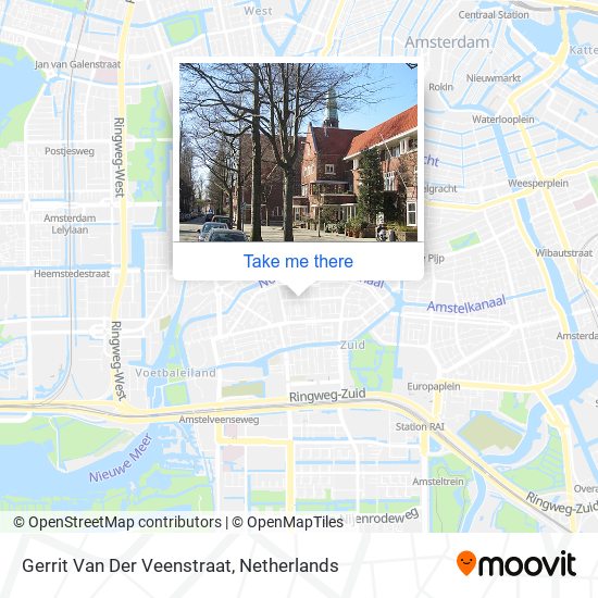 Gerrit Van Der Veenstraat map