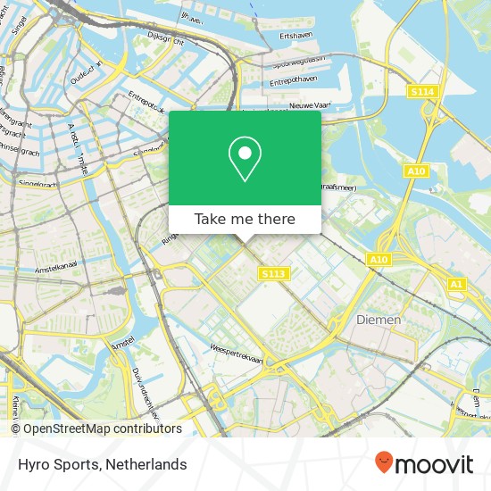 Hyro Sports map