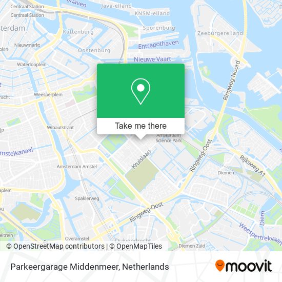 Parkeergarage Middenmeer map