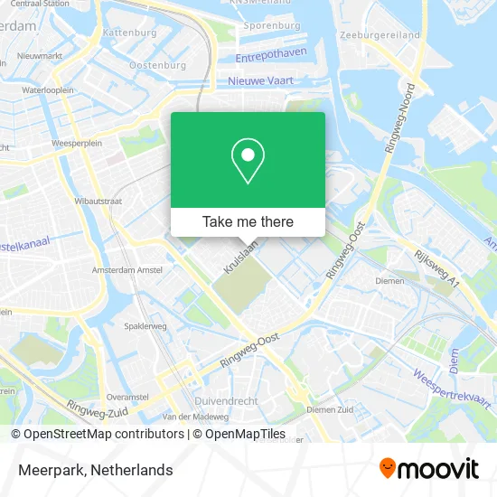 Meerpark map