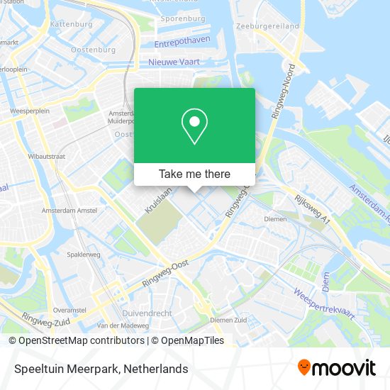 Speeltuin Meerpark map