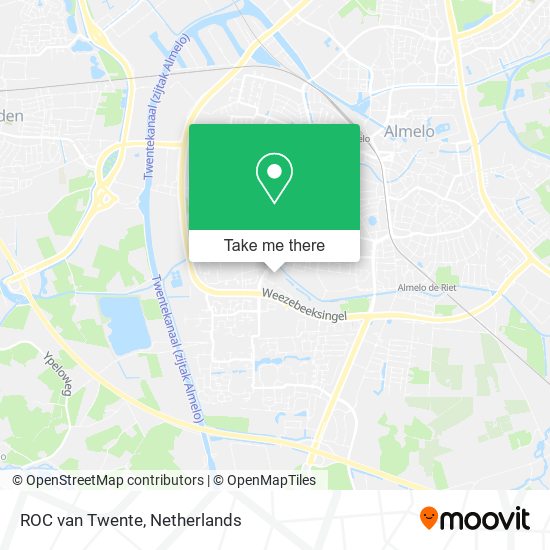 ROC van Twente map