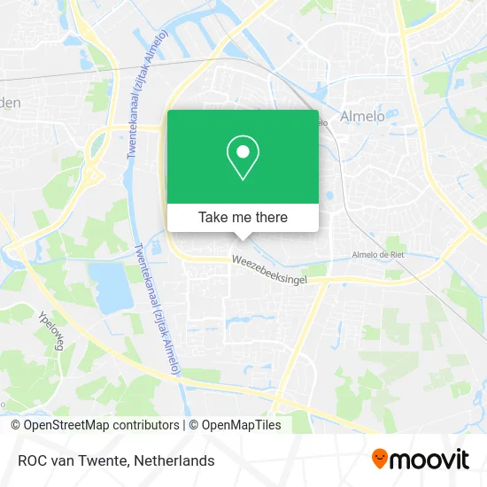 ROC van Twente map