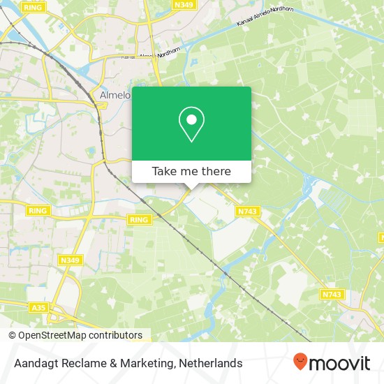 Aandagt Reclame & Marketing Karte