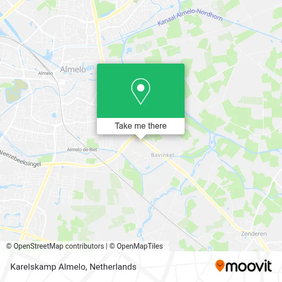 Karelskamp Almelo map