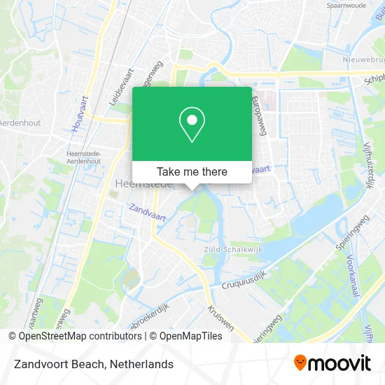 Zandvoort Beach map
