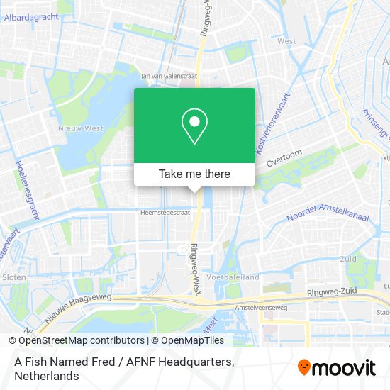 A Fish Named Fred / AFNF Headquarters Karte