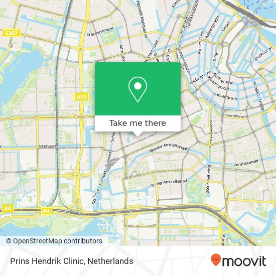 Prins Hendrik Clinic map