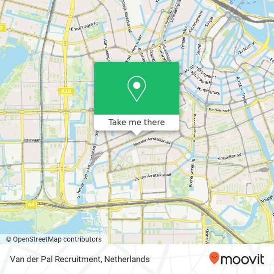 Van der Pal Recruitment map