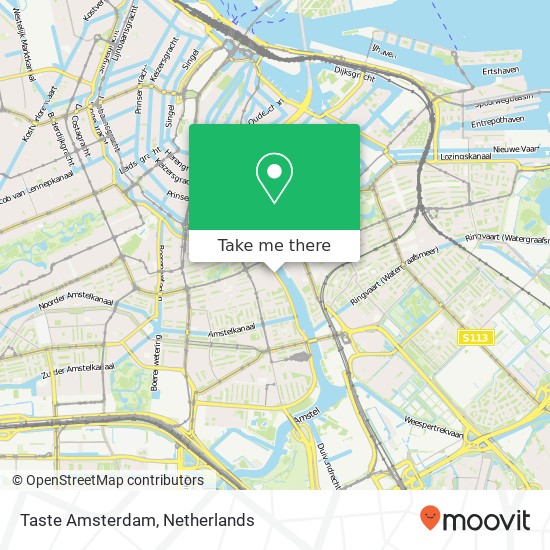 Taste Amsterdam Karte