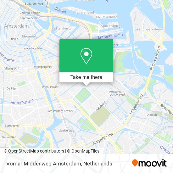 Vomar Middenweg Amsterdam Karte